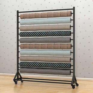 移动纺织面料展示架布料布匹样品架布卷布匹样品展架桌布皮革壁纸