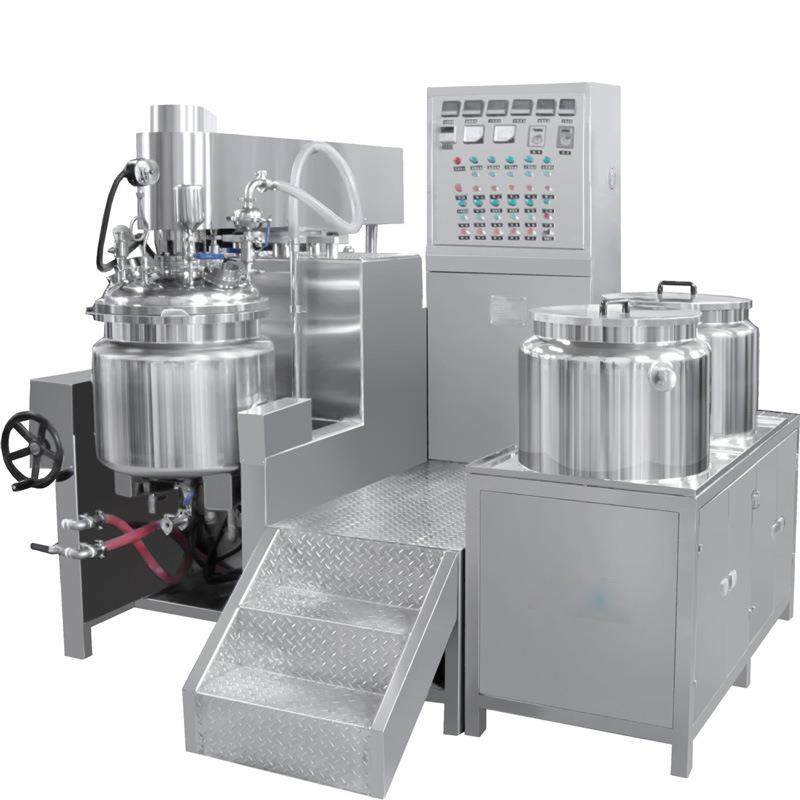 化妆品用316不锈钢均质高剪切强搅拌真空乳化罐设备高效乳化