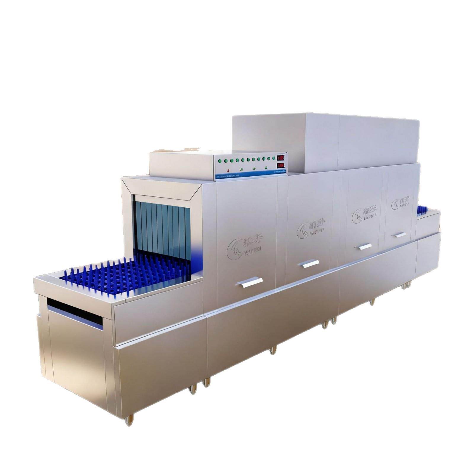 大型商用洗碗机全自动刷碗机长龙式学校工厂火锅店食堂碗