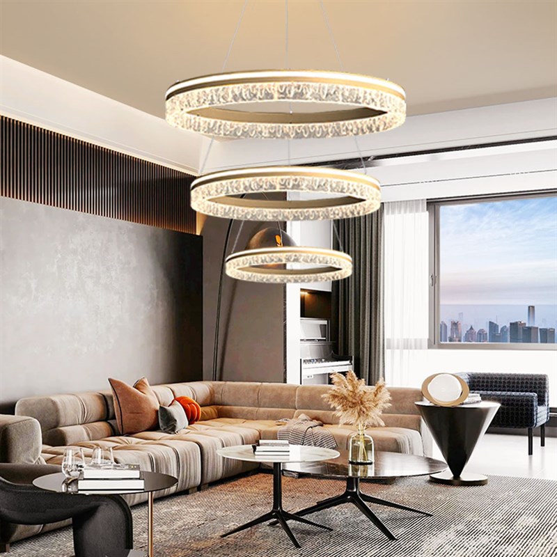 极简轻奢客厅吊灯现代简约大气餐厅主灯客厅N卧室灯高级感中山灯