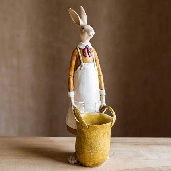 兔子装饰收纳餐具桌面摆件笔筒筷子筒工具盒文艺童趣插画E8,饰品/流行首饰/时尚饰品新,摆件,淘宝优惠券,粉丝福利购,淘宝优惠卷