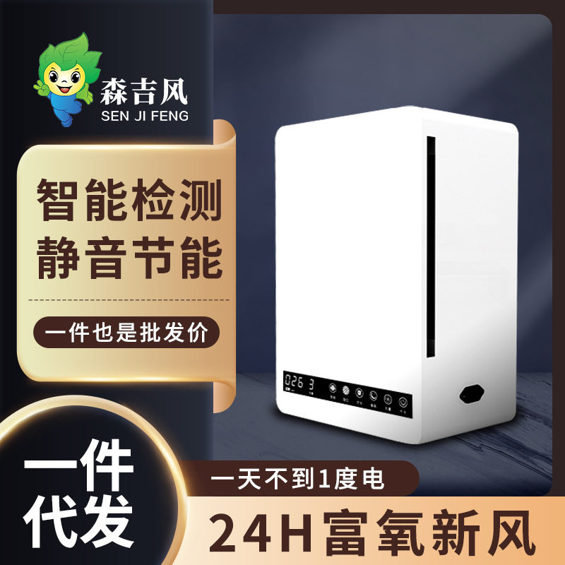 壁挂式新风系统家用换气室内空气净化器除甲醛智能控制新风机厂家
