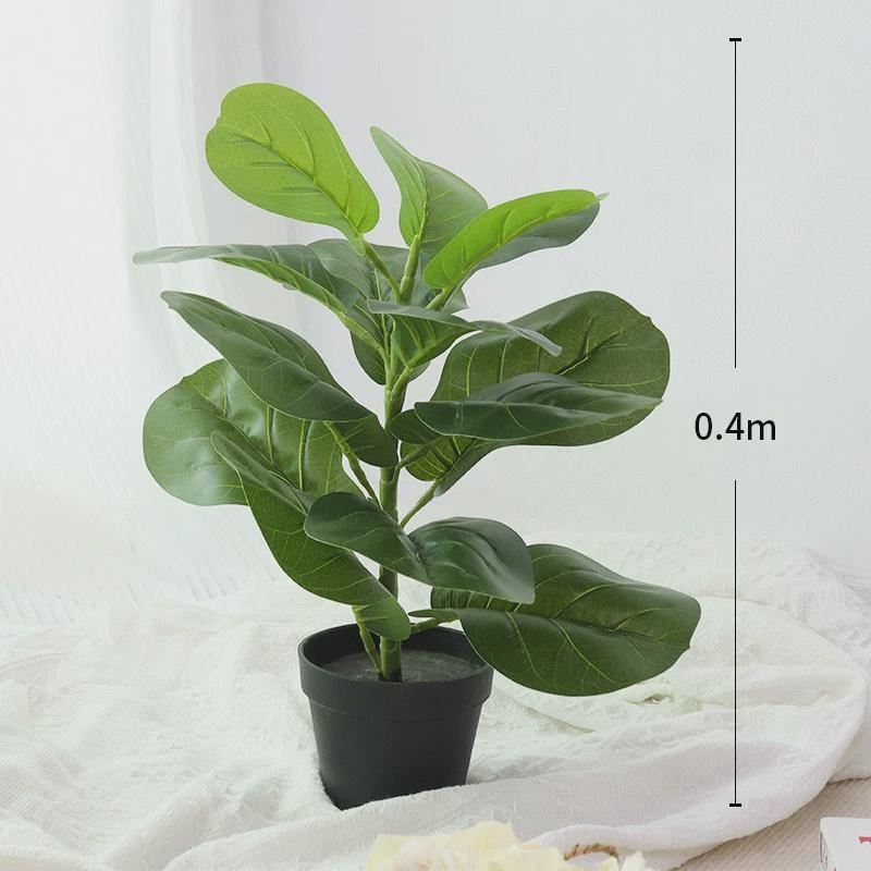 仿真绿植琴叶榕仿真琴叶无花果树室内商场大型造景摆件落地装饰