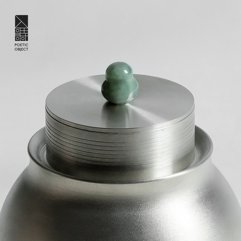 Gourd Tea Caddy 福禄葫芦锡制茶仓 用藏兼一 东方人文设计