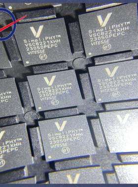 VSC8221XHH 以太网交换机 TFBGA100封装 收发器 1/1 千兆位以太网