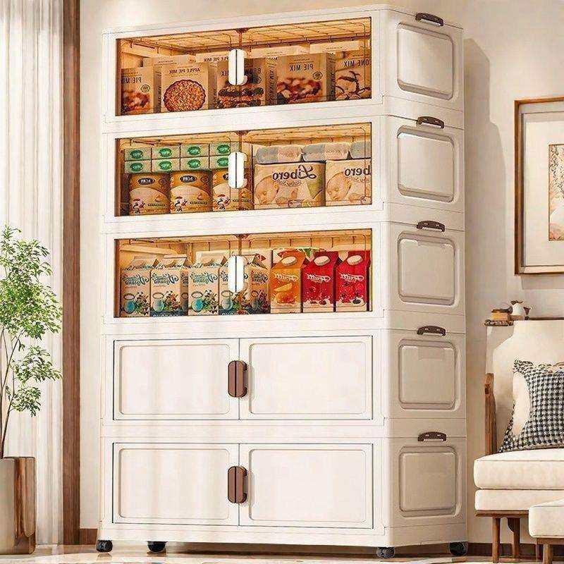 橱柜家用厨房餐边柜收纳柜塑料储物柜子置物床头柜,3C数码配件,USB灯,淘宝优惠券,粉丝福利购,淘宝优惠卷