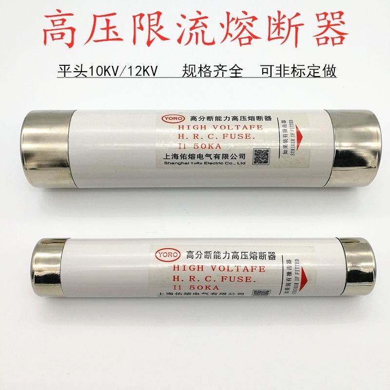 限流熔断器 平头XRNP XRNT 10KV 12KV高压熔断管16A 20A25A30A40A