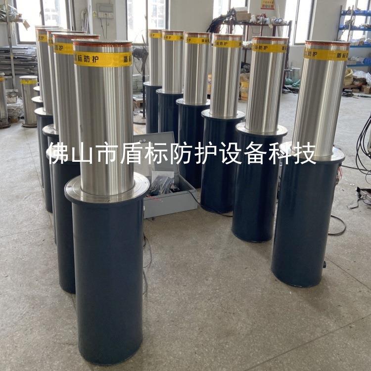 单位大门安装遥控升降自动防撞止车柱拦截不锈钢防止车辆冲闯路阻