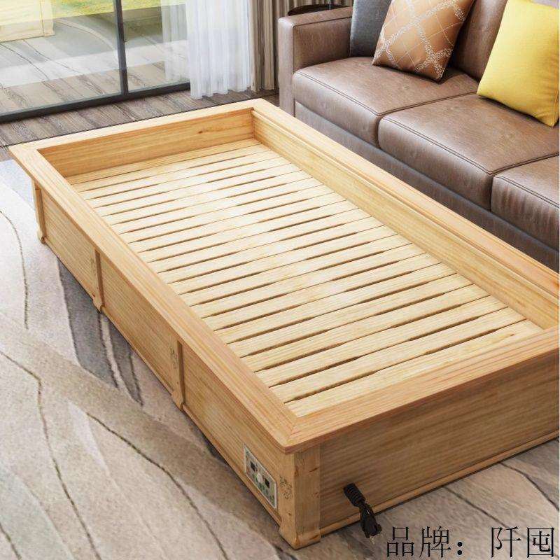 智能烤火箱实木取暖器暖脚盆湖南怀化火盆大号电火箱电火桶烤火炉