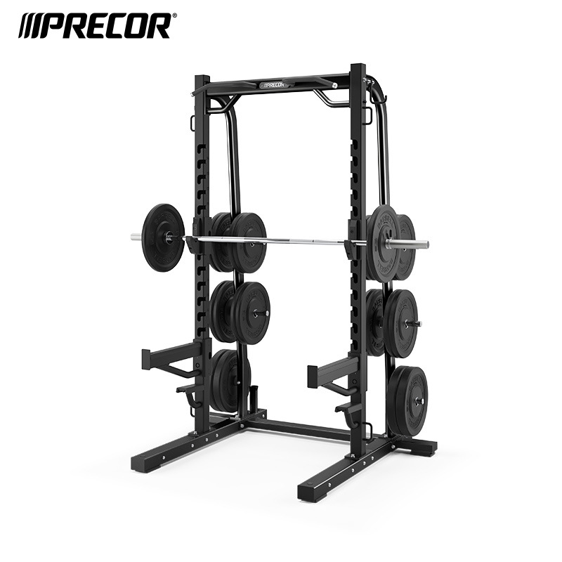 美国precor必确DBR611商用前开放式深蹲架半框架综合力量训练器械
