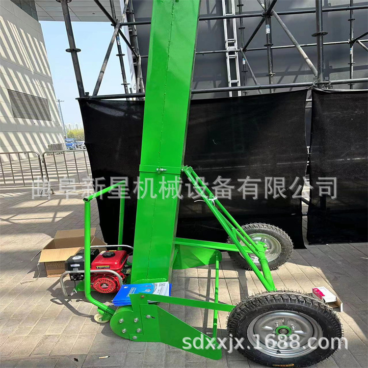 柴油动力马路收粮机 全自动粮食吸粮机 玉米小麦谷物带螺旋提升机