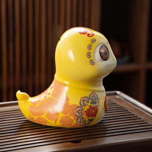 德化陶瓷蛇年生肖桌面摆件客厅装饰玄关电视柜工艺品家居饰品