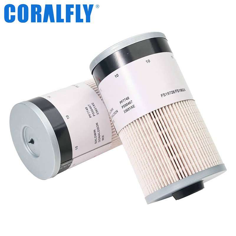 CORALFLY卡车燃油滤清器FS19728 PF7782 382119油水分离器滤芯