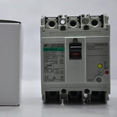 富士漏电断路器EW100EAG 3P 75A 100A 63A 灵敏度 30MA 075B