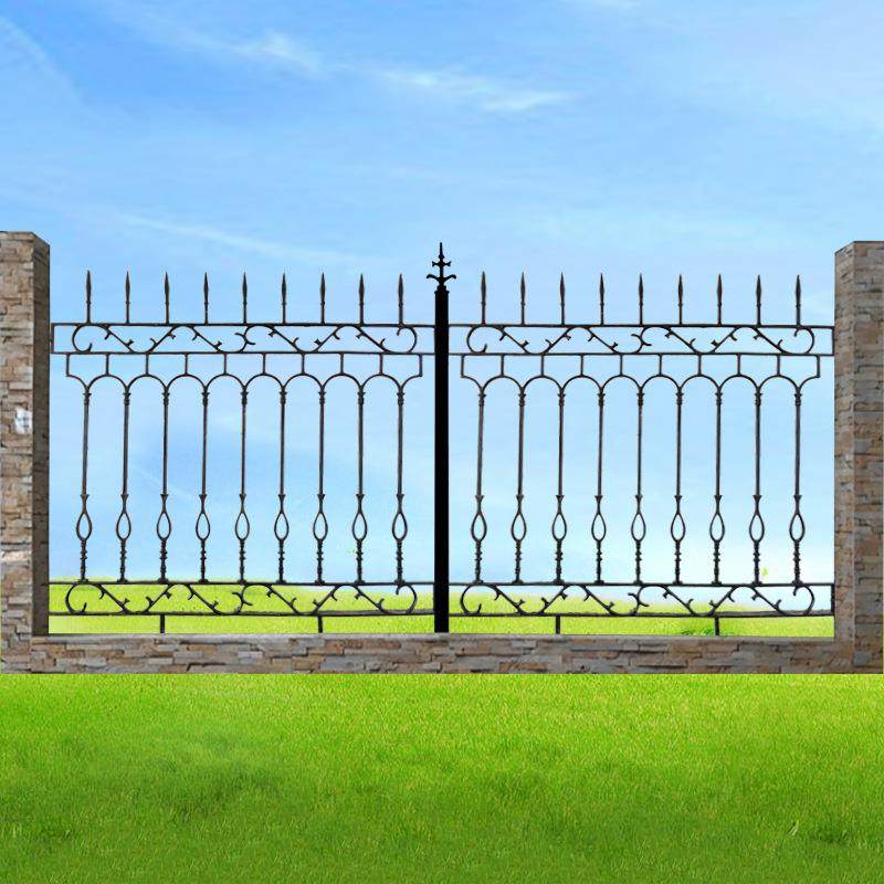铸铁栏杆 庭院围墙护栏小区建筑铁艺围界栅栏 铸铁围栏
