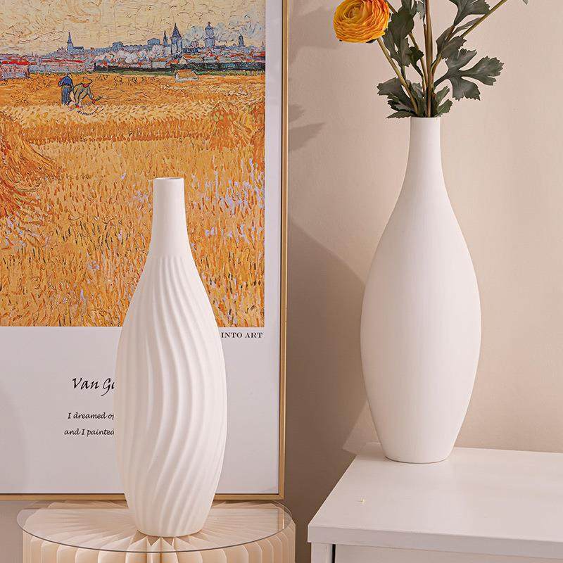 蜀门白色北欧简约落地现代陶瓷花瓶装饰干花客厅电视柜摆件插花,鲜花速递/花卉仿真/绿植园艺,割草机/草坪机,淘宝优惠券,粉丝福利购,淘宝优惠卷