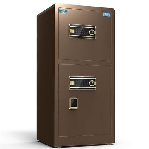 虎牌保险柜家用办公大型电子密码保管柜全钢防盗财务双门入墙保险