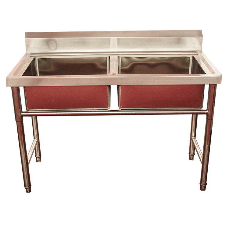 不锈钢水池 厂家供应双眼不锈钢水池 洗菜洗碗池 专业生产洗刷池