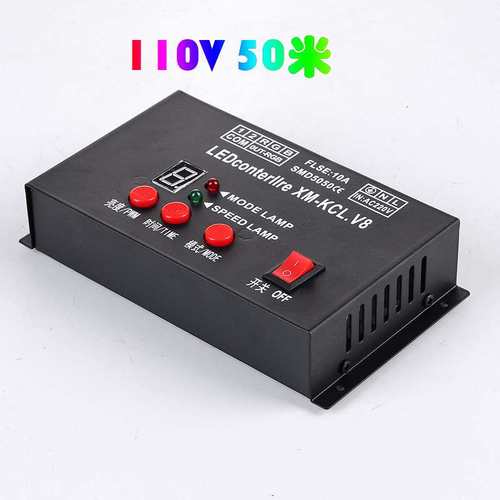 led rgb 5050 灯带 控制器110V控制器50米 AC110VLED灯带控制器V8