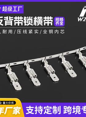 厂家汽车连接器配件 冲压件电线铜端头 DJ6216-J6.3B恩普电气