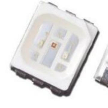 3030灯珠4脚双色高显80 2800+6200K色温可调整 3V0.5WLED贴片光源