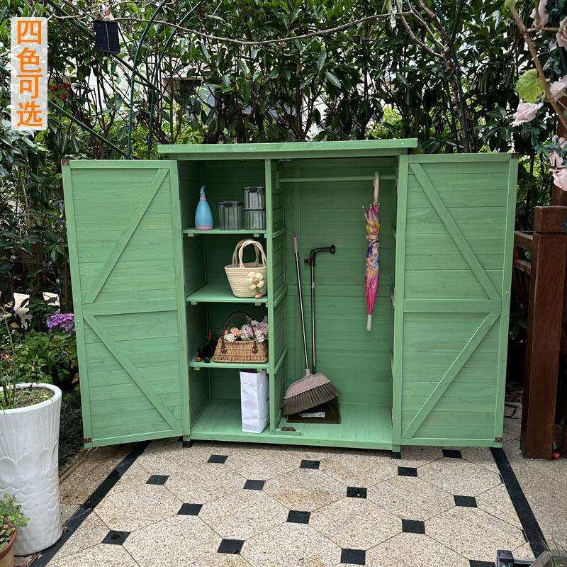 户外庭院阳台收纳柜工具柜工具箱防水柜子大码杂物柜储物柜多层柜