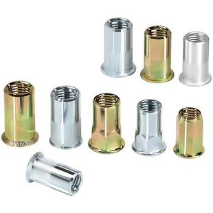 10M4电厂家直销锌镀锌蓝白彩六角M拉铆螺母