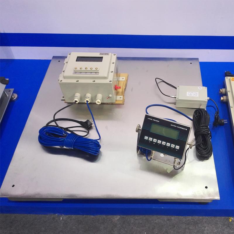 上海耀华304不锈钢地磅1吨2t3t本安型A8防爆隔爆化工称重电子地磅