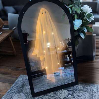 跨境新款 2025 Martha Ghost Mirror 幽灵镜子圣诞节派对装饰品