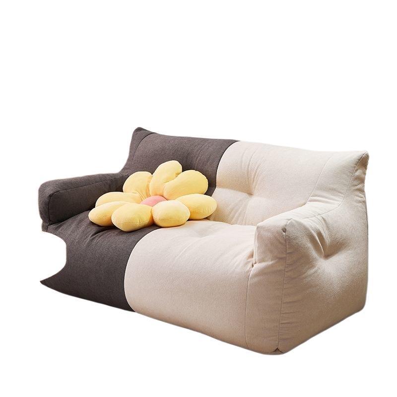 懒人沙发客厅2025新款小户型双人布艺奶油风卧室出租房休闲小沙发