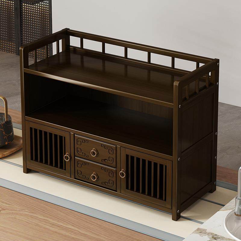 茶水柜置物架收纳柜茶架子台式博古架中式桌面楠竹小型茶柜多宝阁,3C数码配件,USB灯,淘宝优惠券,粉丝福利购,淘宝优惠卷