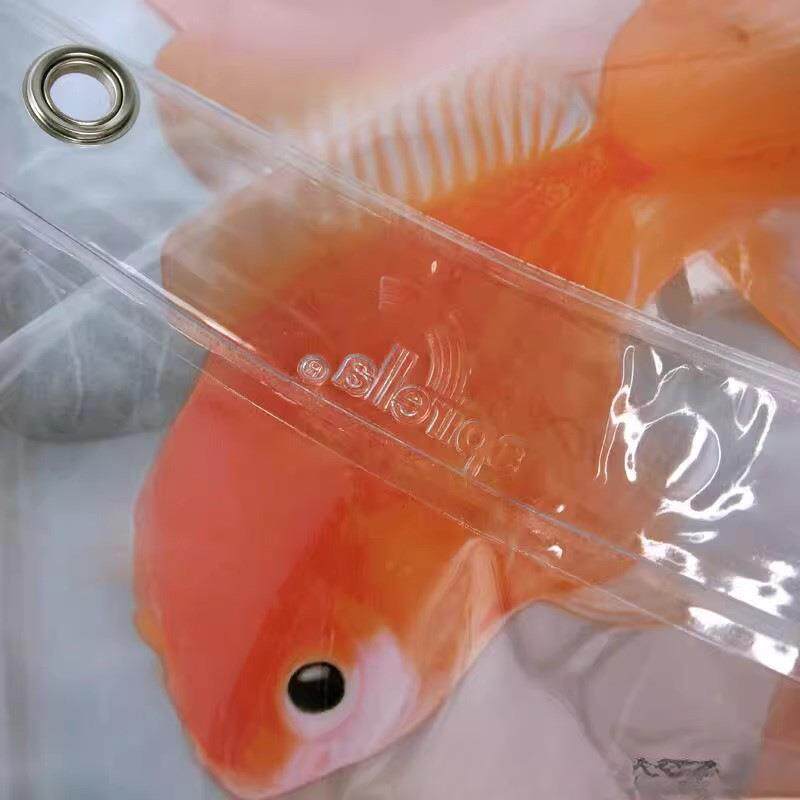 金鱼透明防水防霉浴帘浴室帘卫生间隔断帘子