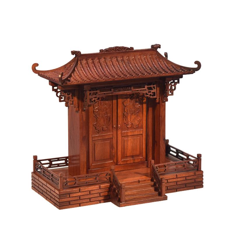 中国古典建筑模型微缩古代建筑摆件挂玉架门楼客厅装饰中式摆件