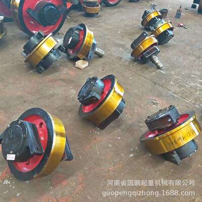 直径250-500mm单缘行车天车行走轮龙门吊轨道轮台车轮淬火调质