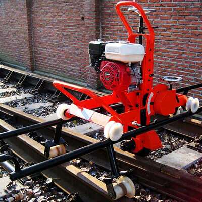 内燃钢轨道岔打磨机 NCM-4.0手推式汽油铁路轨道道岔磨平机