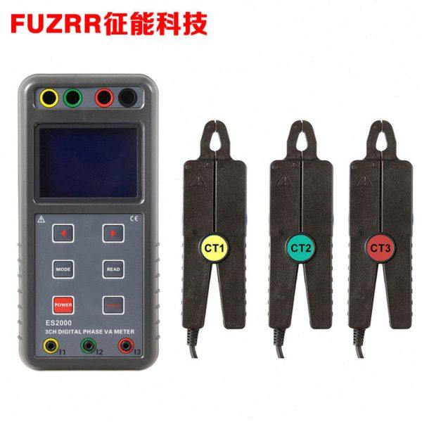 征能ES2000B三相交流电相位计大口径钳三相相位伏安相序表ES2000