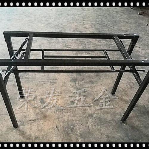 折叠桌腿加厚  双层弹簧折叠架      长条桌脚会议培训桌架支架