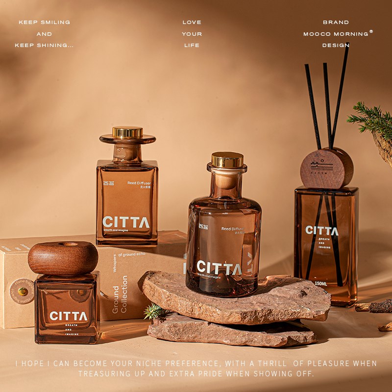 无火香薰藤条香氛礼盒o摆件家用室内卧室扩香客厅空气清新持久留