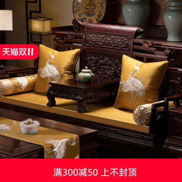 中式红木沙发垫高端坐垫防滑罗汉床座垫家用实木垫子海绵乳胶定制,居家布艺,沙发垫,淘宝优惠券,粉丝福利购,淘宝优惠卷