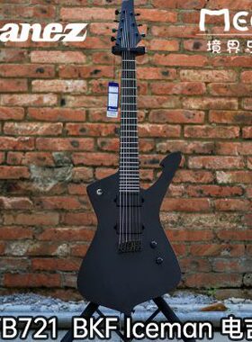 Ibanez 依班娜 ICTB721 七弦双摇电吉他铁标黑金属重型印尼产