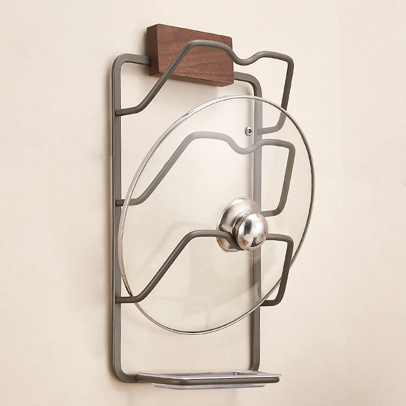 厚锅盖放置器放锅盖神器砧板放置D架厨房多功能置物架菜板放置架