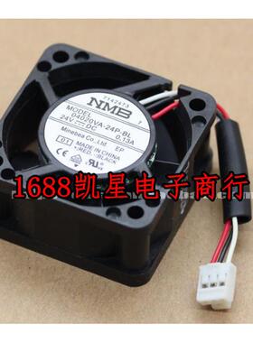 4CM安川驱动散热风扇 4020/24V 0.13ANMB风机 04020VA-24P-BL