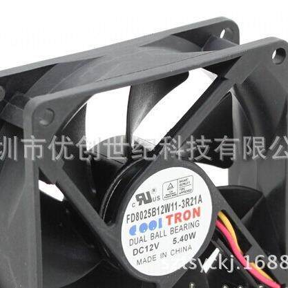 TRON FD8025B12W11-3R21A 12V 5.4W 服务器风扇 直流风机