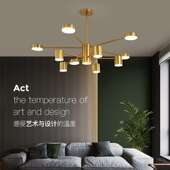 北欧现代简约客厅吊灯轻奢个性 卧室餐厅灯2020年新款 设计师网红灯