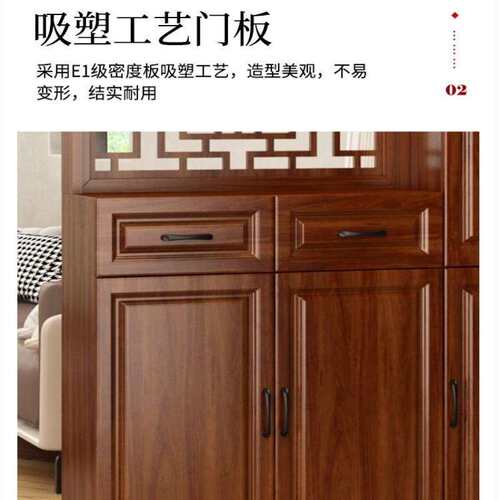 屏风隔断客厅2025新款现代简约正对入户门玄关柜新中式置物