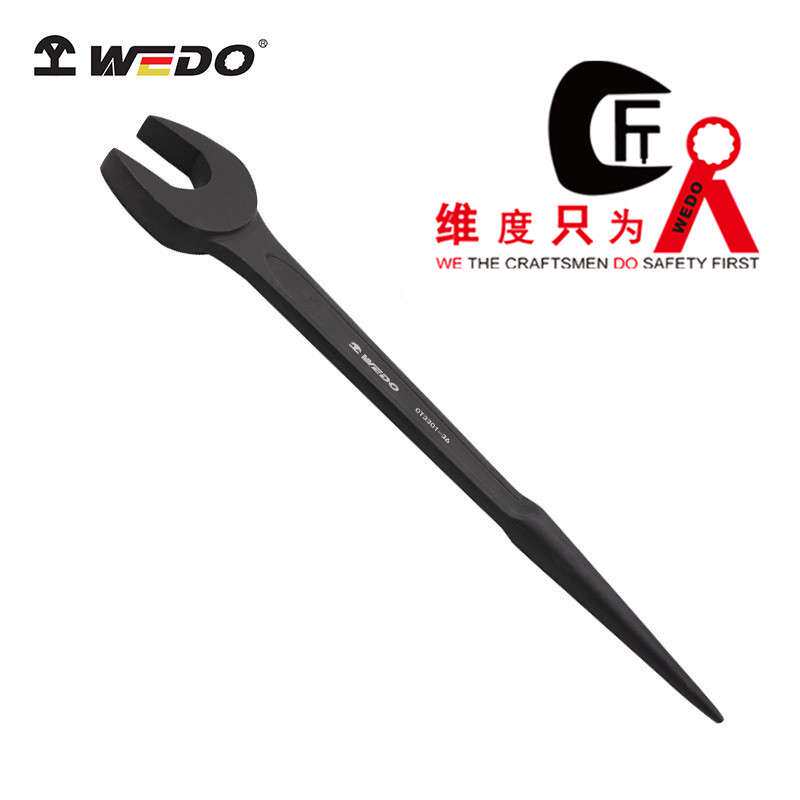 WEDO维度特种钢40铬钢敲击工具特种钢高硬度开口扳手单尖尾呆扳手