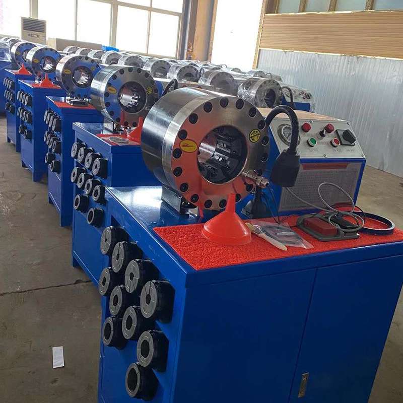 大棚钢管液压油管端成型机扣压管头缩管机2寸3寸4寸十套模具