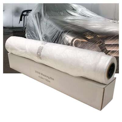 4.8m Car overspray paint electrostatic rapid masking film
