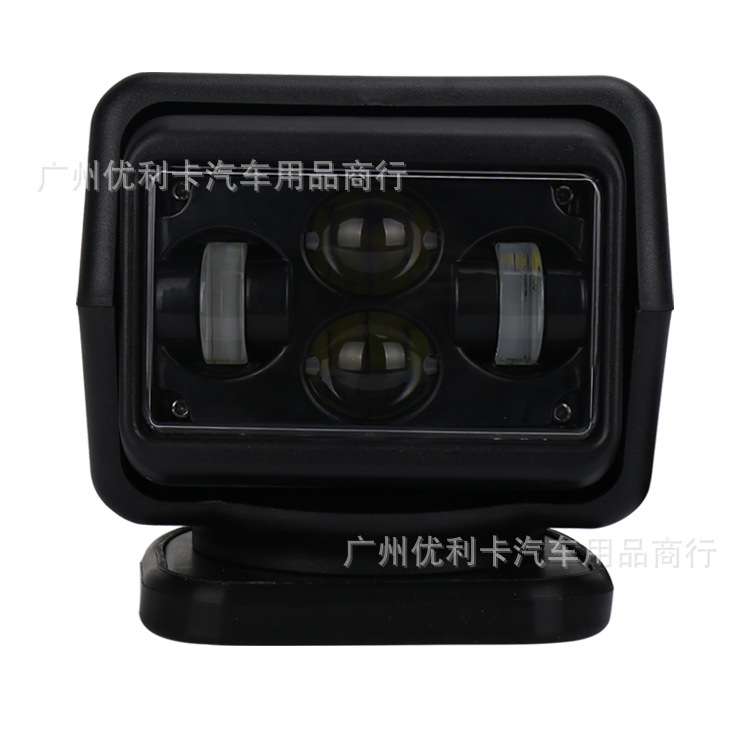 矮款led车载遥控探照灯60w无线搜索灯户外汽车射灯车顶无线遥控