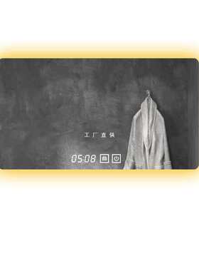 浴室镜卫生间洗手间镜子触摸屏led灯发光化妆壁挂防雾简约智